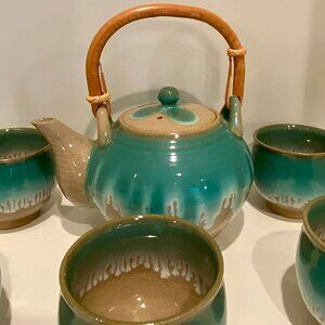 Japanese ceramic tea set